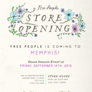 Memphis | Free People Grand Opening 9.14.12