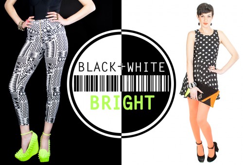 Black, White, Bright: Crazy Beautiful Clothing April 2013 Lookbook